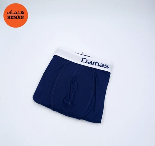 بوكسر قطن داماس ملون رجالي