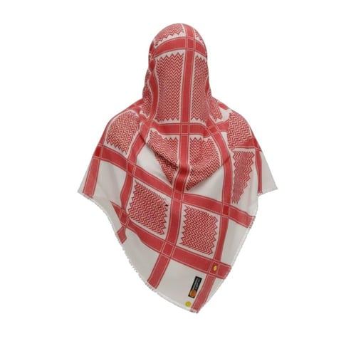 شال بصراوي كشميري اصلي ربع ترمه احمر