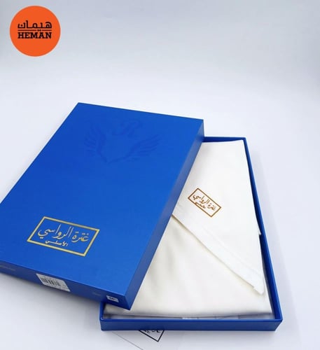 غترة صوف سادة بيج الرواسي 902