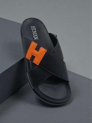 نعال هيمان رجالي كاجوال لون اسود مواديل110-17-22