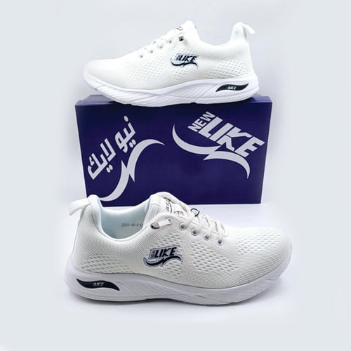 حذاء رياضي ابيض و اسود ماركة نيولايك