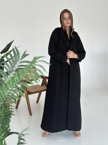 عباية كريب سوداء