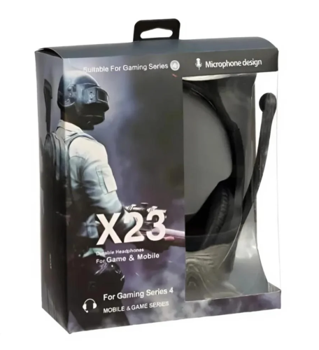 سماعة الرأس X23 &21 Gaming Over-Ear للألعاب المزود...