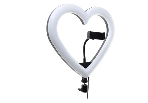 إضاءة LED RGB بشكل قلب ناعم