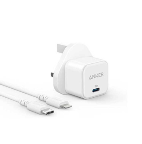 شاحن منزلي pd مع كيبل معتمد 20 واط anker