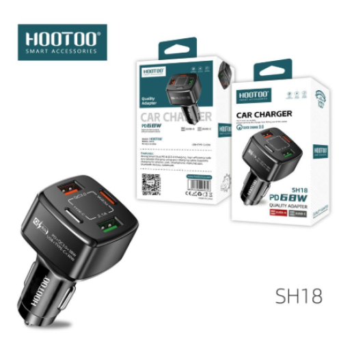 شاحن سياره 4 منافذ 38 واط هوتو