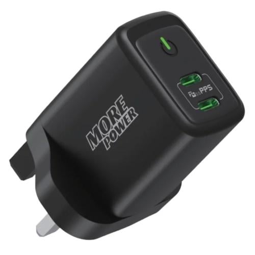 مور باور شاحن بيت 45 واط 2 منفذ PD