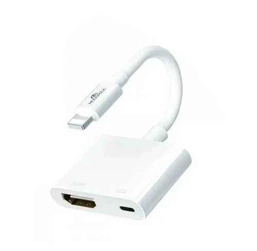 وصلة اتش دي 2 في 1 من موج ماكس للأيفون والأيباد