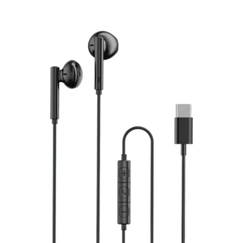 راف باور - سماعة اذن سلكية بمنفذ Type-C - اسود