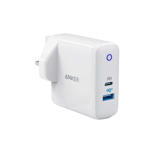 شاحن جداري انكر باور بورت بقوة 35 واط بمنفذين USB-...