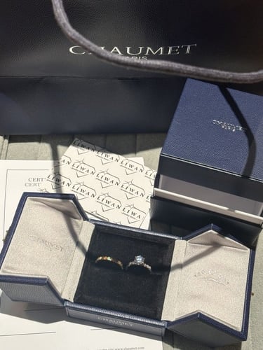 دبلة بي ماي لوف بدايموند-سلفر