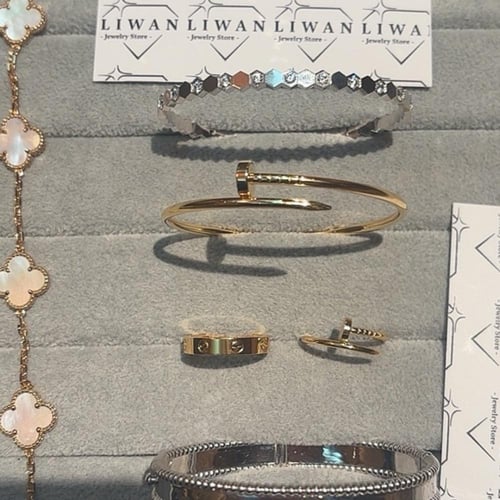 خاتم لوف نحيف سادة -قولد