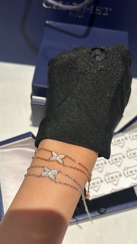 اسورة جو دو ليان حجر ابيض-روز قولد