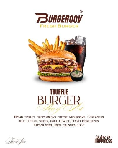 Truffle burger - ترفل برجر