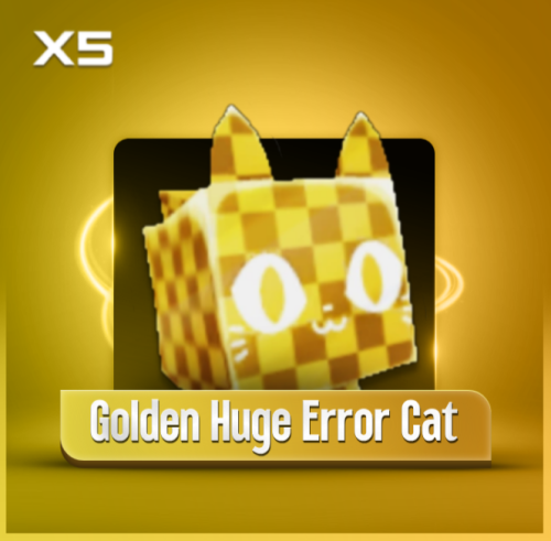 Pet Simulator 99 | Golden Huge Error Cat