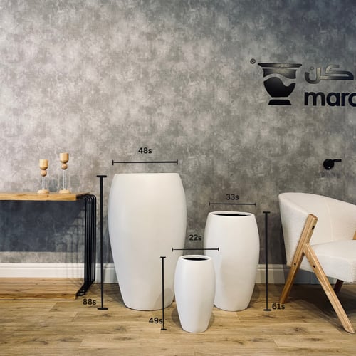 طقم مراكن بيضاوي 3 قطع