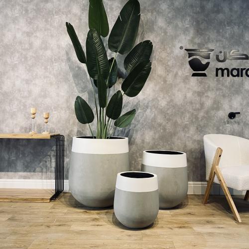 طقم مراكن اسمنتية 3 قطع