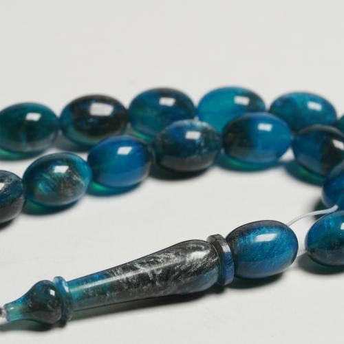 سبحة كاتالين تركي .. قصة زيتونية 12.5 * 9 مع ربثة...