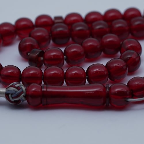 سبحة زعفران 9m مع ربثة تفصيل يدوي