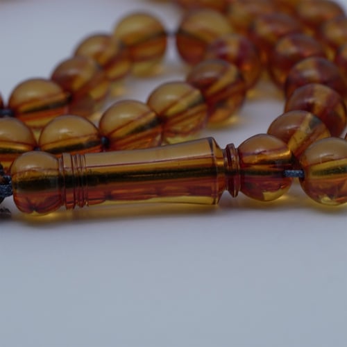 سبحة زعفران 9m مع ربثة تفصيل يدوي