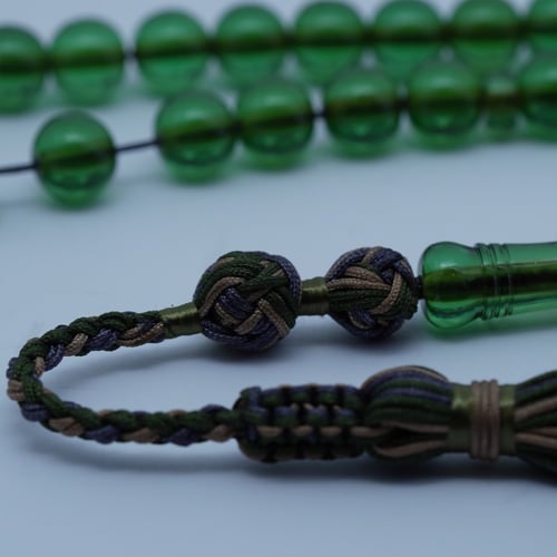 سبحة زعفران 9m مع ربثة تفصيل يدوي