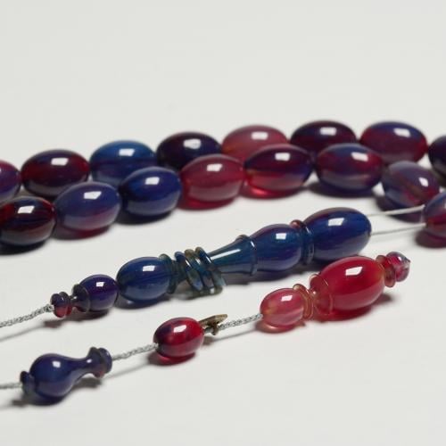 سبحة كاتالين تركي قصة زيتونية 14 * 9 سماكة الحيط 0...