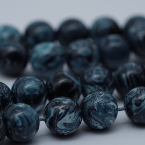 سبحة بكلايت مدور 10mm مع فضة طربزوني