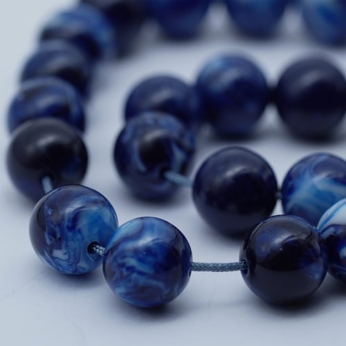 سبحة بكلايت مدور 10mm مع فضة طربزوني