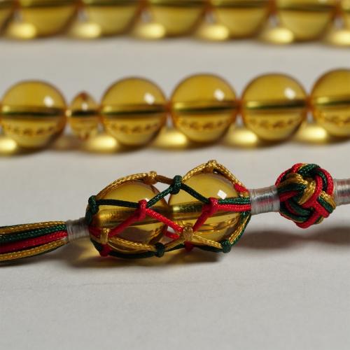 سبحة سندلس دائري 11mm مع ربثة تفصيل قصة يدوي