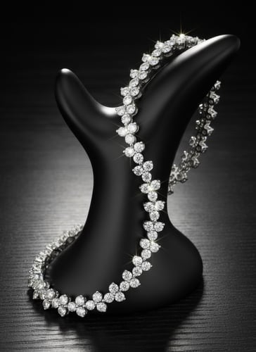 سوار فضي فاخر متلألئ – أكملي تألقك ببريق استثنائي