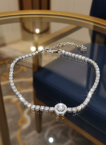 سوار الإكسسوار المتلألئ – لمسة أنثوية ساحرة