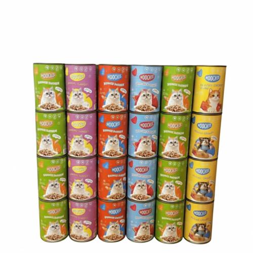 معلبات موتشي للقطط بنكهات مشكلة 400 جرام (6 حبات،...