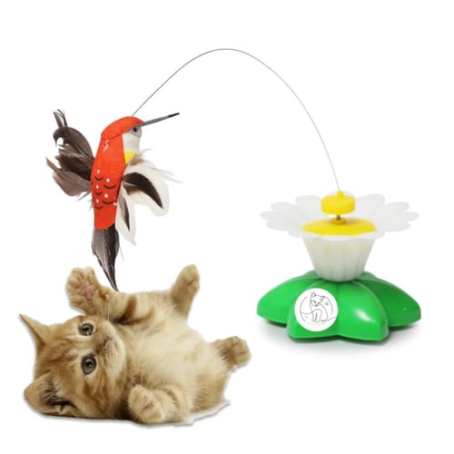 لعبة عصفورة إلكترونية للقطط