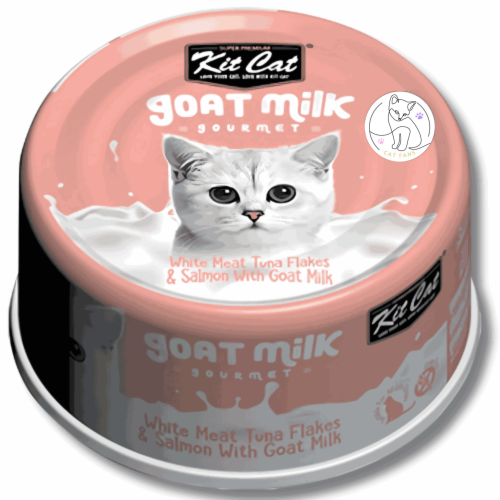 معلبات كت كات رقائق تونا مع لحم أبيض وسالمون وحليب...