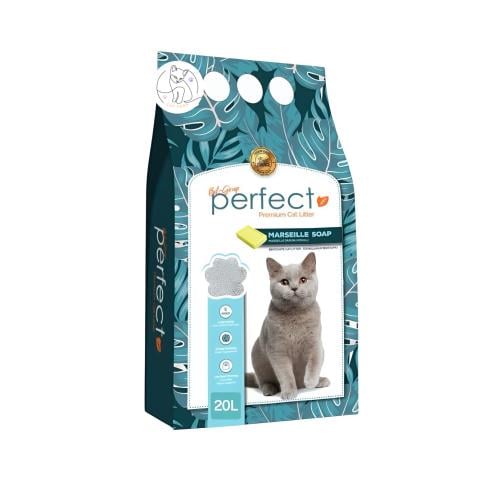 رمل بيرفكت للقطط برائحة الصابون – متعدد الأوزان