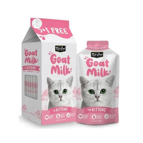 كت كات أظرف حليب الماعز للقطط الصغيرة (6×50 مل)