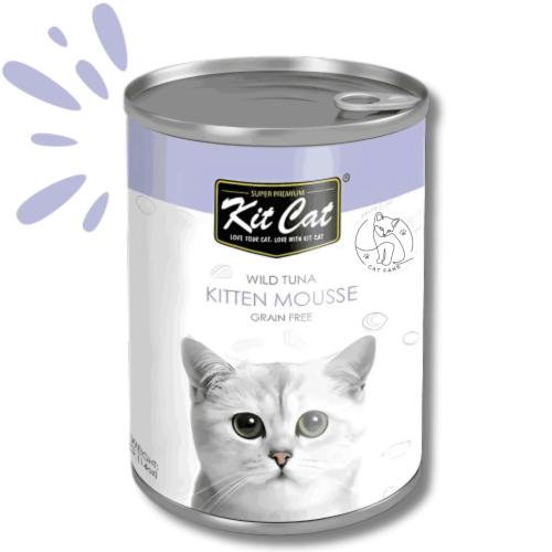 معلبات كت كات تونة مهروسة للقطط الصغيرة 400غ