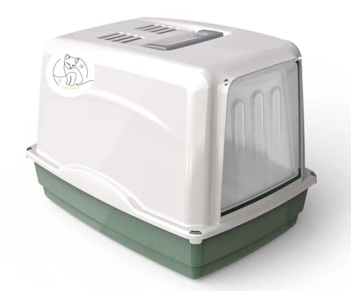 ليتر بوكس مغلق للحيوانات الاليفة متعدد الالوان