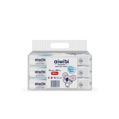 ايويبي مناديل مبللة 99.91% مياه نقية 60 منديل ,180...