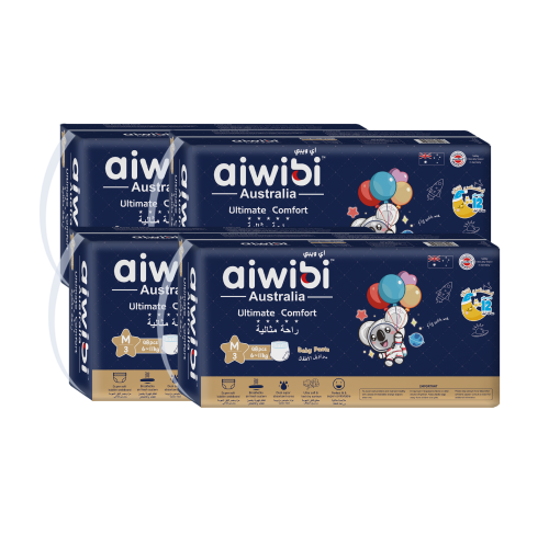 سراويل أطفال أيويبي راحة مثالية، مقاس 3 - 48 قطعة...