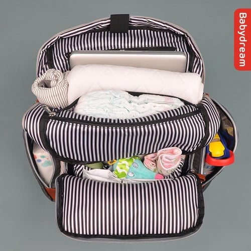 شنطة مواليد رضع فاخره لون كحلي