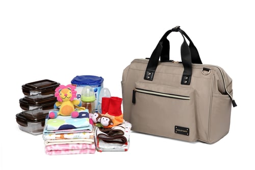 حقيبة بيبي دريم للأمهات، حقيبة واسعة للأمومة والسف...