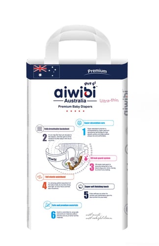 حفاضات أطفال رفيعة للغاية من أيويبي بريميوم مقاس 4...