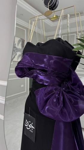 فستان باربي مع شال ليلكي