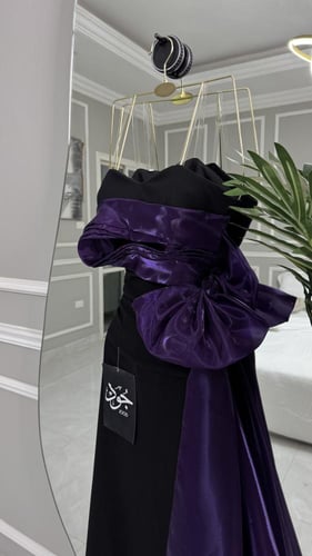 فستان باربي مع شال ليلكي