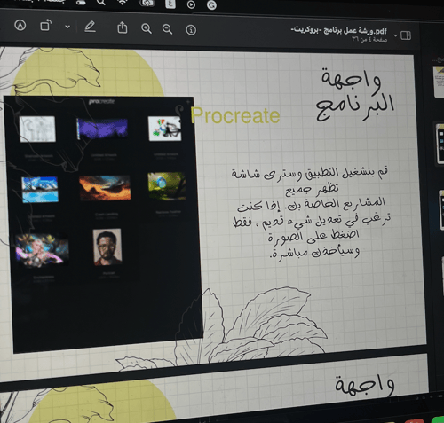 ورشة عمل برنامج -بروكريت- \ 36 ص