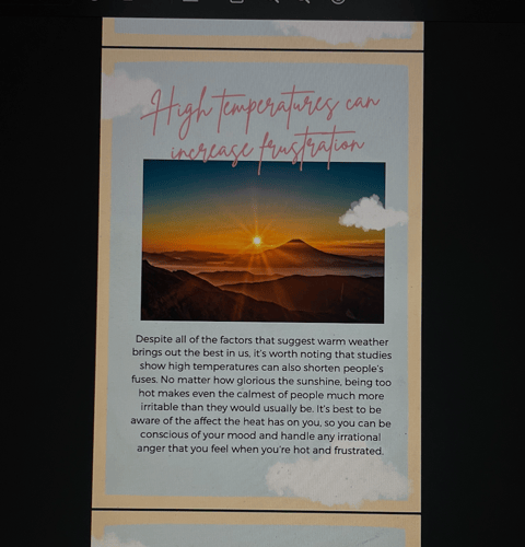 How the weather can affect your mood \ 7 ص