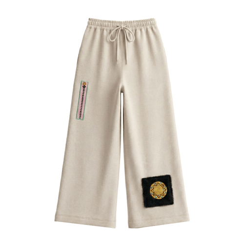 Signature Patch Pants - White
