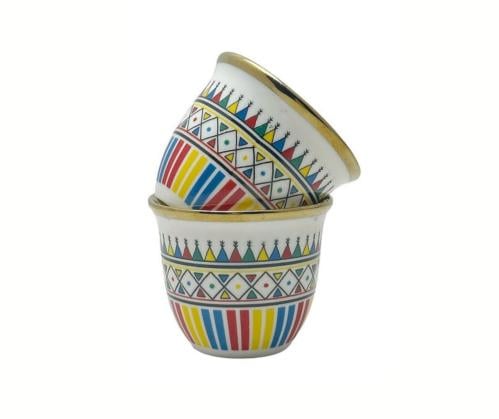 فنجال قهوة وشاي عبوة 12