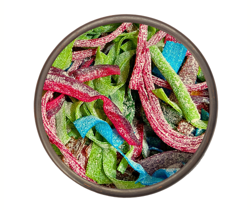 جيلي شرائط وعيدان مشكل